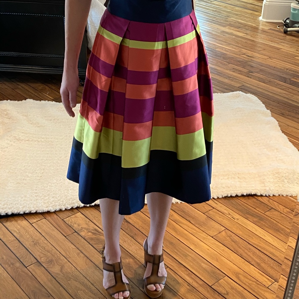 Anthropologie A-line knee length skirt.